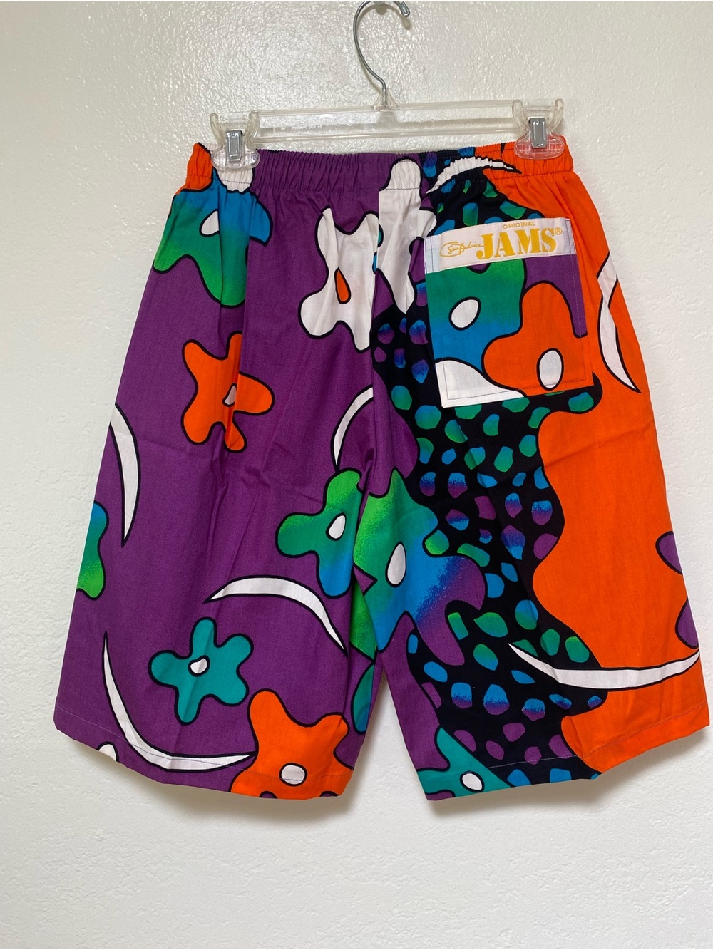 Original Jams Vintage 80s Men's Shorts Surfline Hawaii Drawstring Medium - Picture 2 of 8